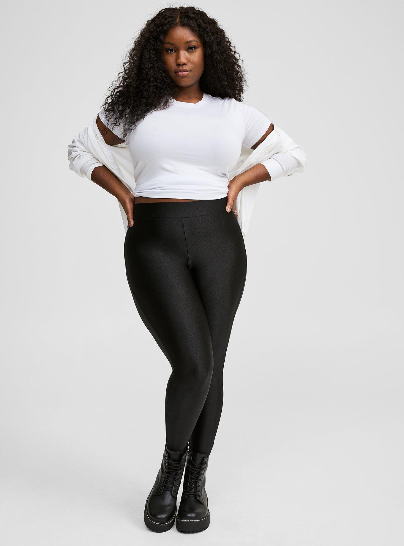 Plus Size - Full Length Signature Waist Moto Legging - Torrid