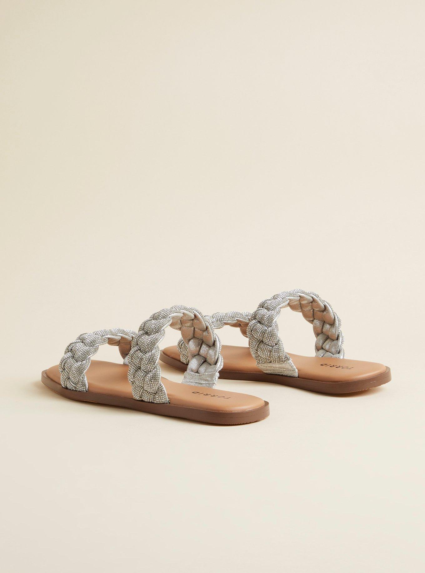 Plus Size - Braided Flip Flop (WW) - Torrid