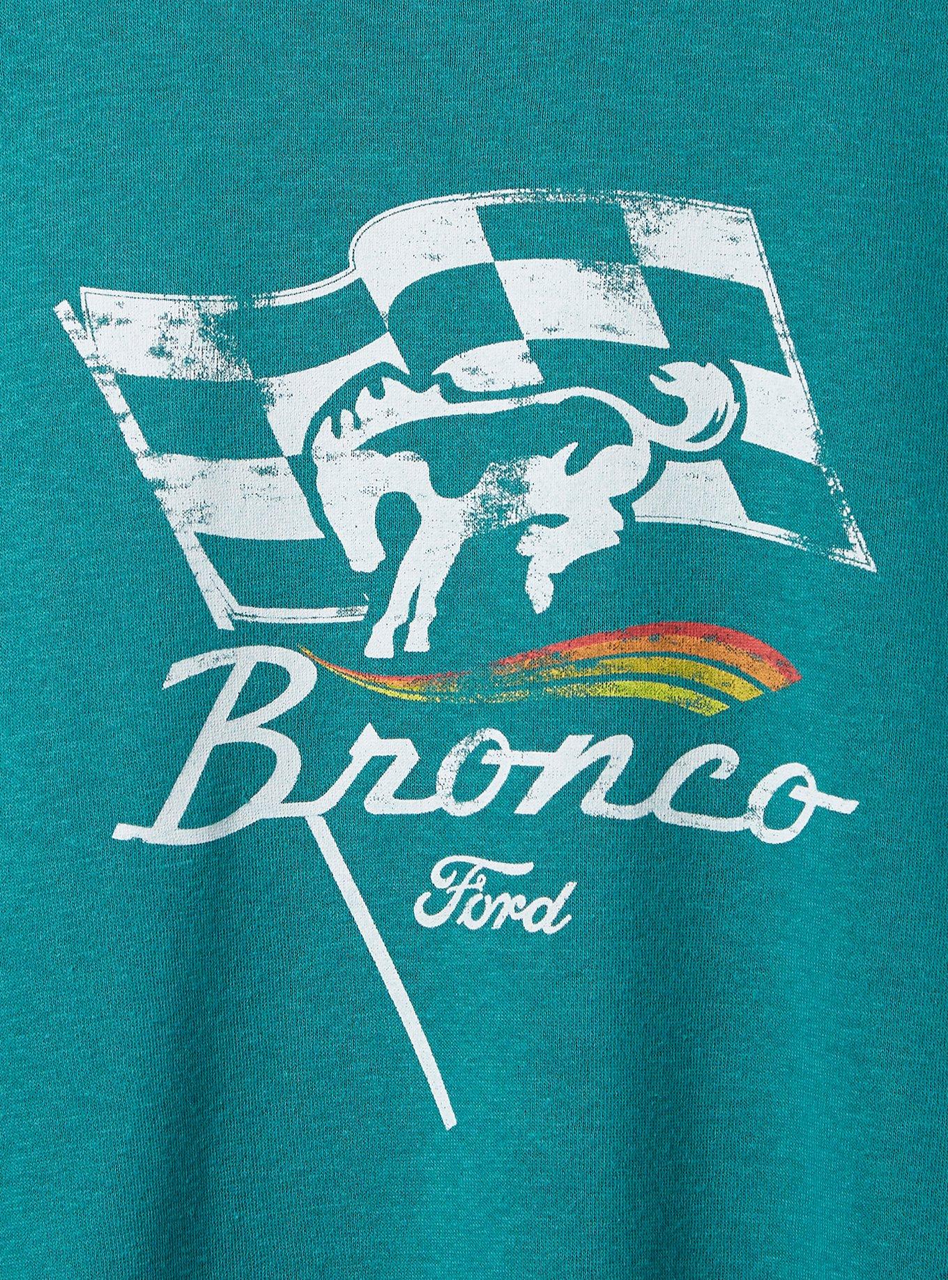 Ford Bronco Women's Tie Dye Crew Pullover Fleece- Official Ford Merchandise