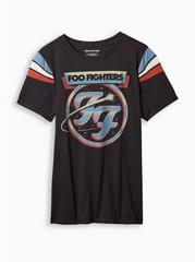 Foo Fighters Classic Fit Cotton Crew Neck Stripe Tee , DEEP BLACK, hi-res