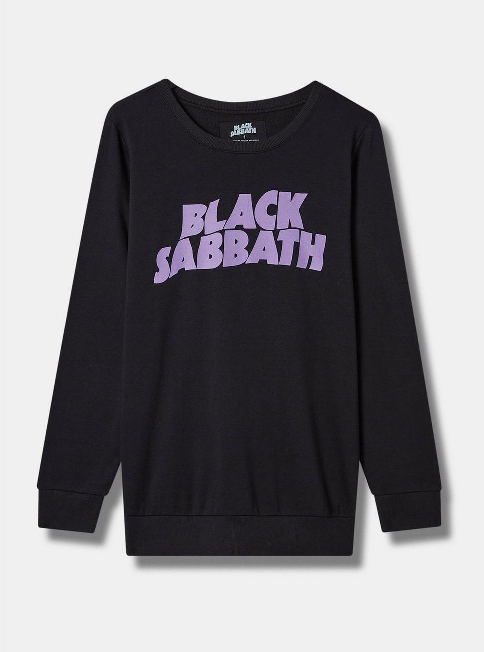 Black Sabbath Fleece Sweatshirt, DEEP BLACK, hi-res