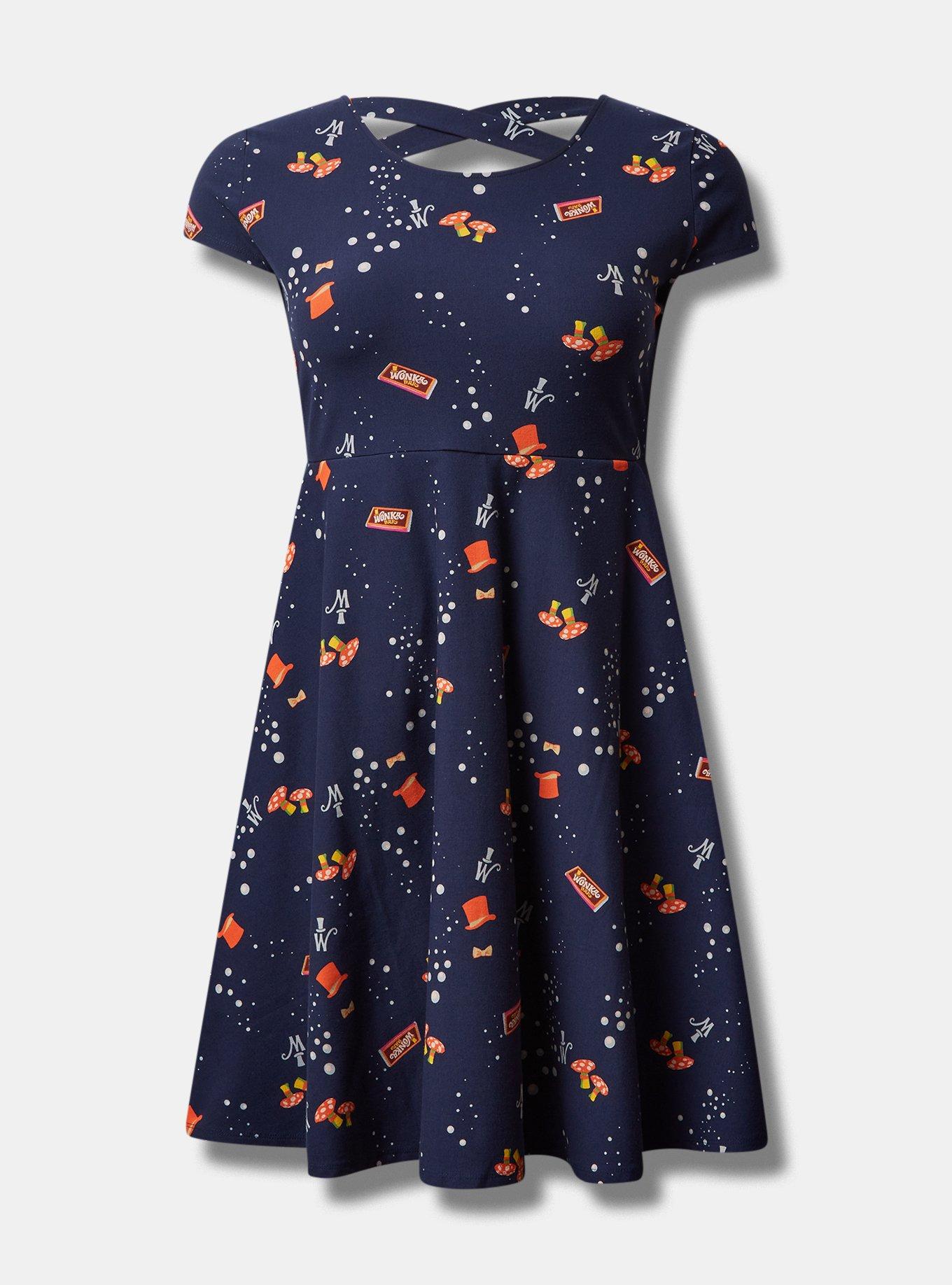 Plus Size - Fox Print Skater Dress - Torrid