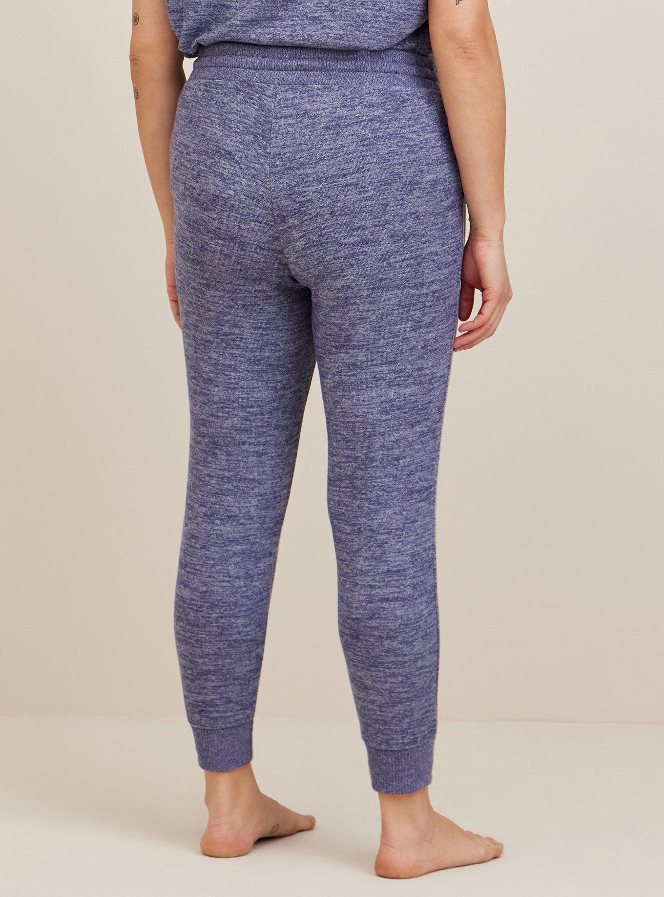 Super Soft Plush Full Length Lounge Jogger, CROWN BLUE ROEBUCK BLUE, alternate