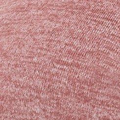 Super Soft Plush Long Sleeve Cable Trim Lounge Sweatshirt, ROSE TAUPE HEATHER, swatch