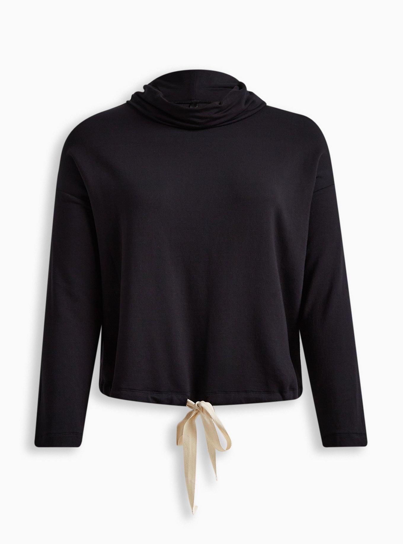 Plus Size - Dream Fleece Cowl Neck Long Sleeve Lounge Sweatshirt - Torrid