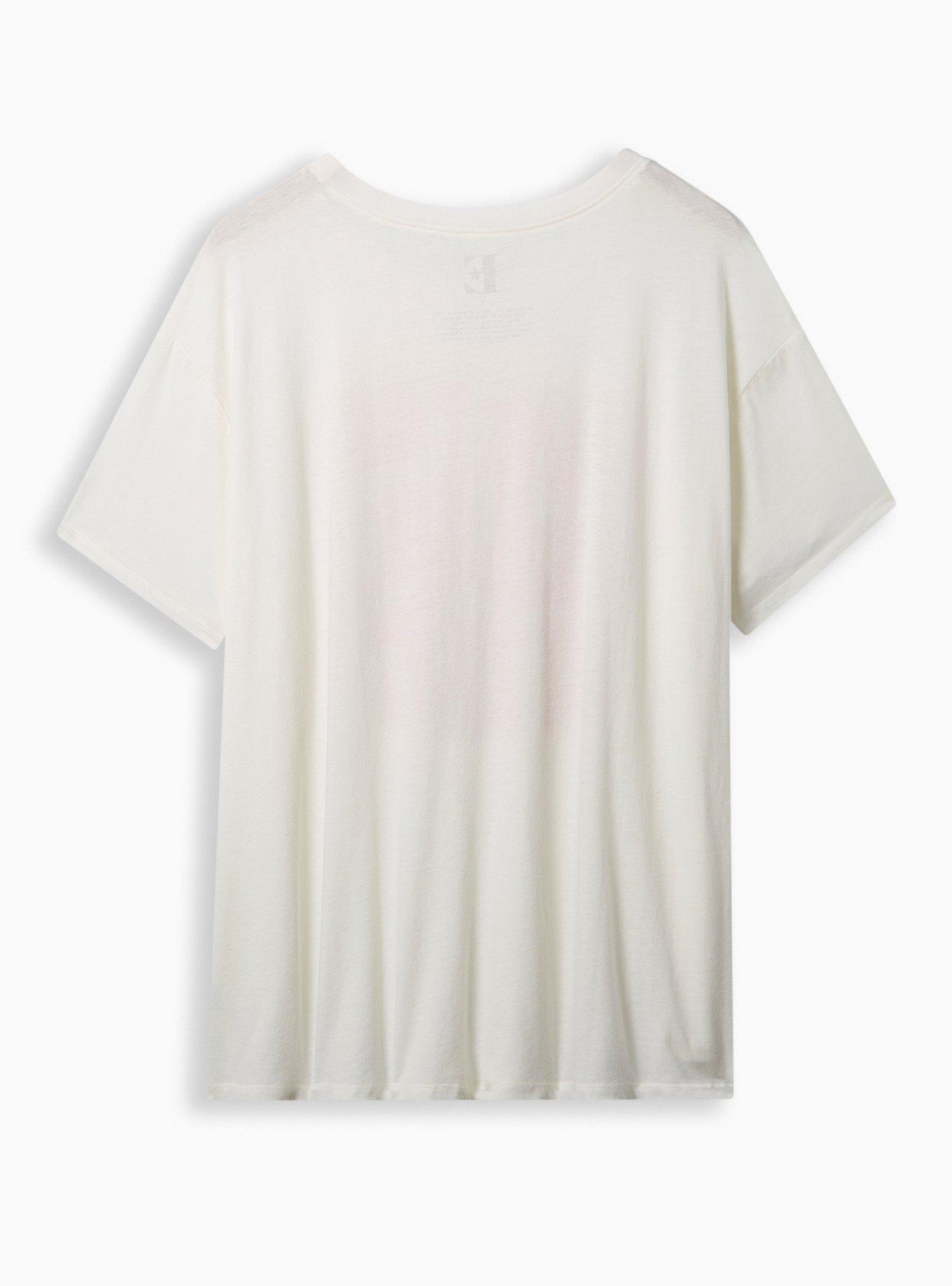 Plus Size Elton John Relaxed Fit Cotton Crew Tee, MARSHMALLOW, alternate