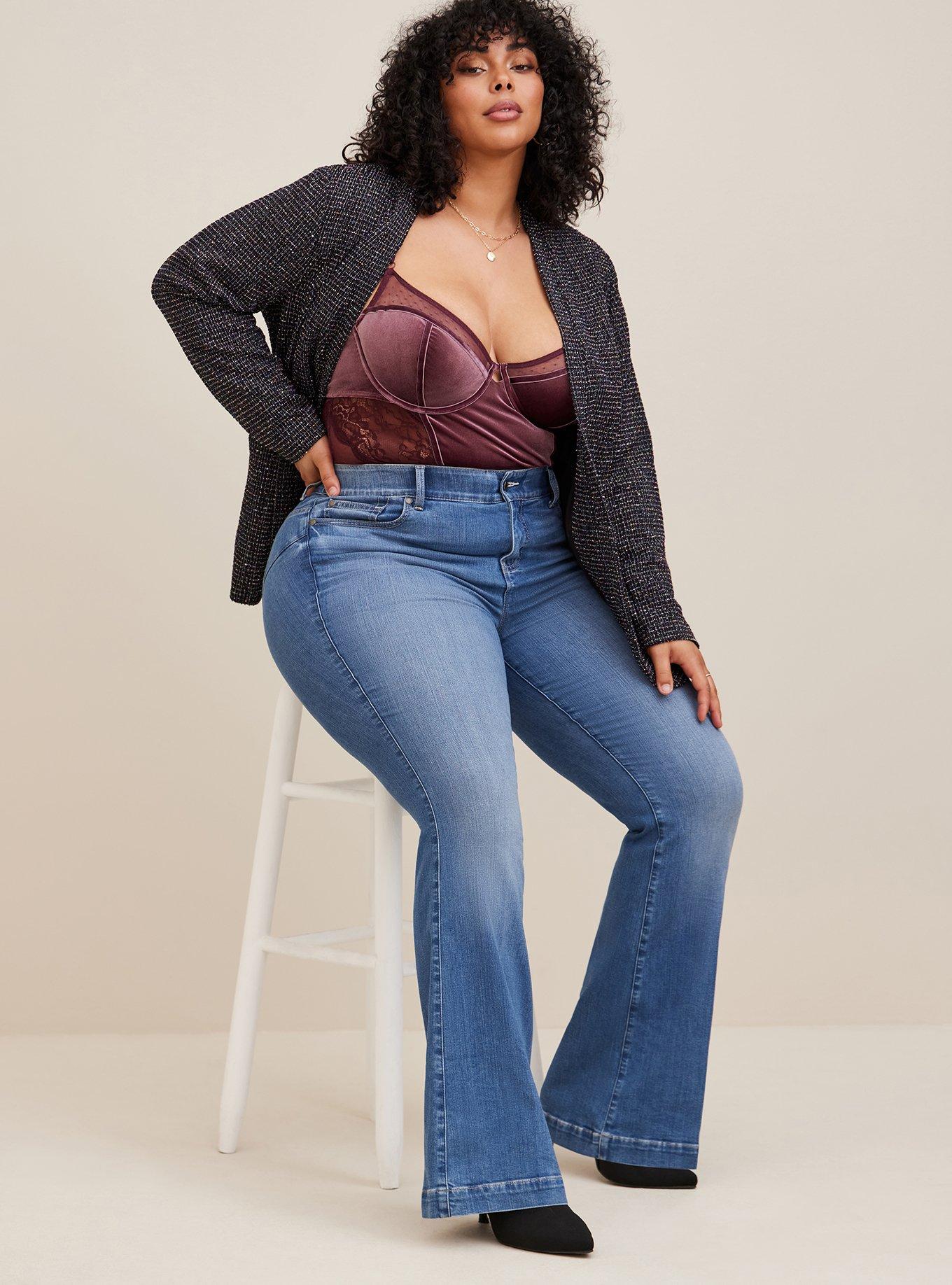 Plus Size - Collarless Classic Fit Blazer - Torrid