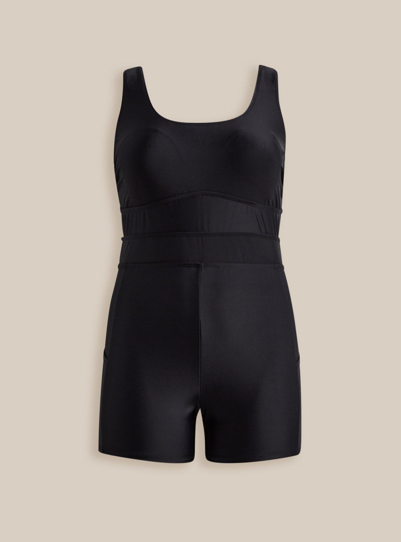 Plus Size Wireless Swim Romper Torrid