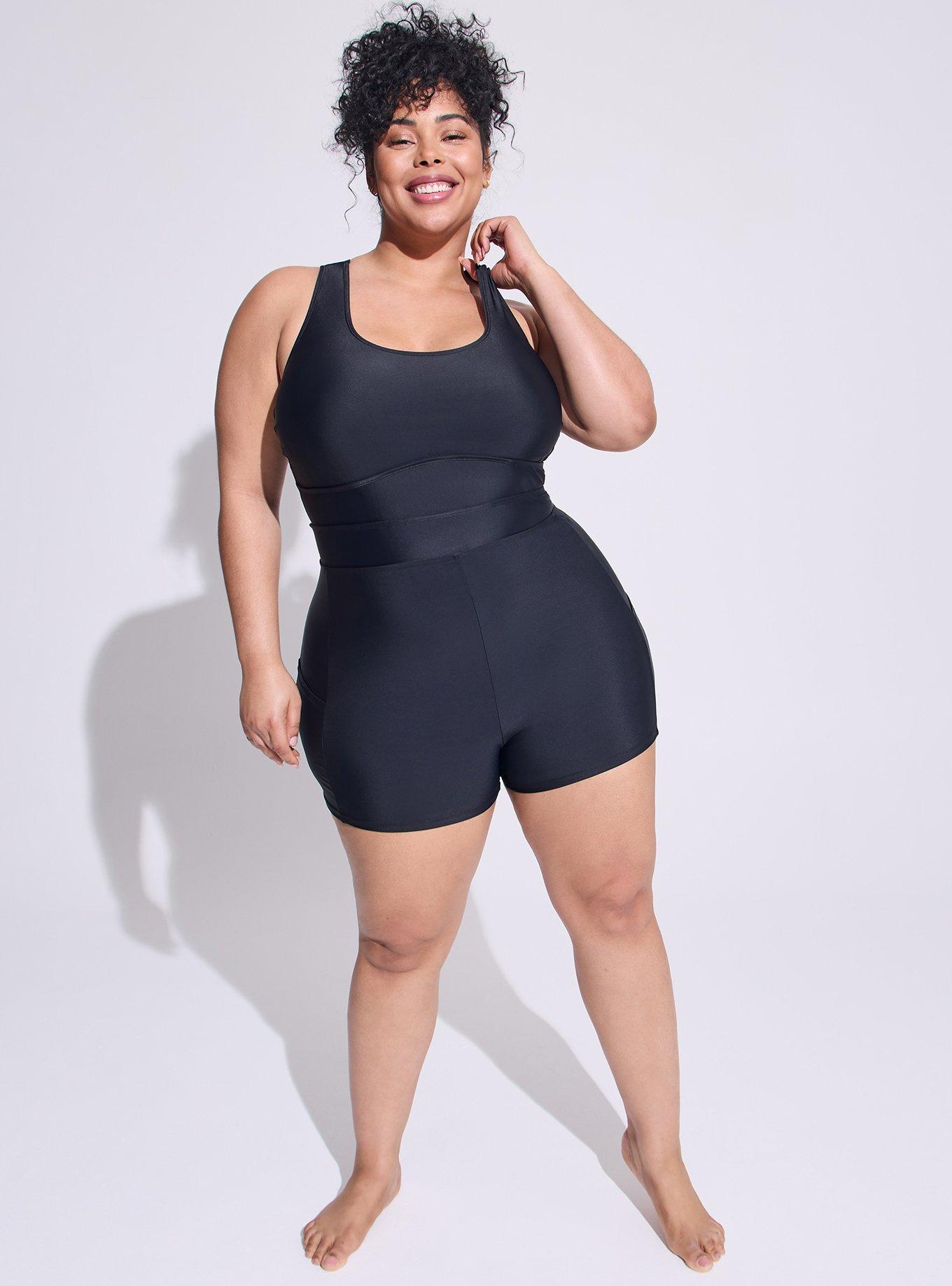 Women's Plus Size Conceal-Her Open Bust Mid Thigh Compression Bodysuit  Online in Kuwait City , Kuwait