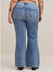 Sky High Flare Vintage Stretch High-Rise Jean (Short), ROLL OUT, alternate
