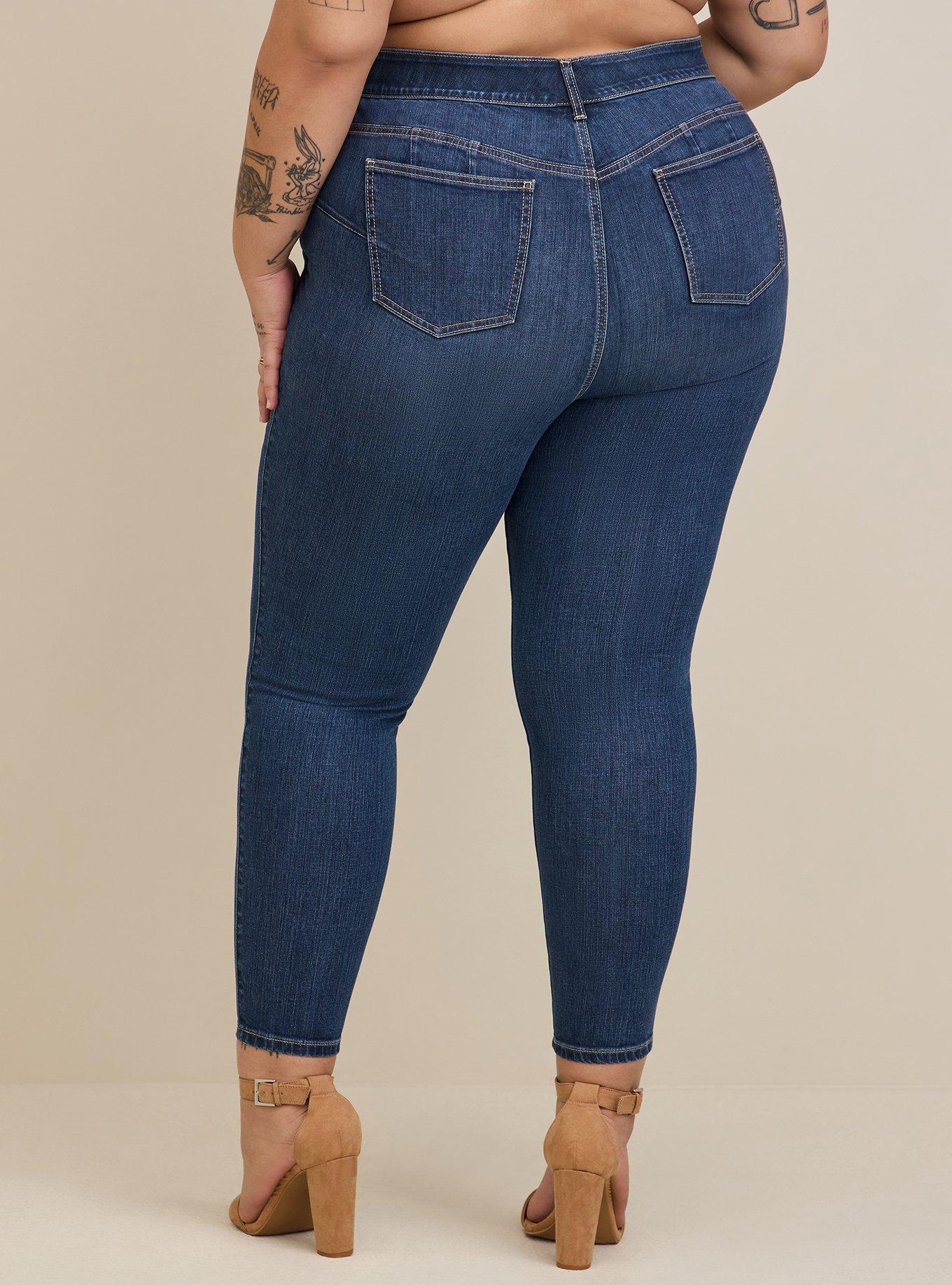 Plus Size Bombshell Skinny Vintage Stretch High-Rise Jean (Tall), BACK COUNTRY, alternate