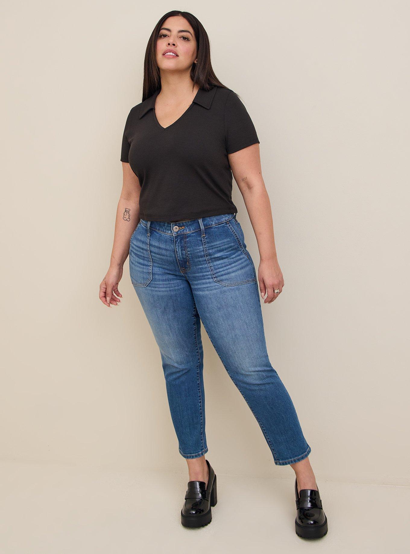 Plus Size - Perfect Boyfriend Ankle Vintage Stretch Mid-Rise Jean (Tall) -  Torrid