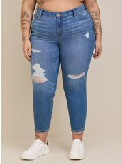 Perfect Skinny Ankle Vintage Stretch Mid-Rise Jean (Regular), HIDEAWAY, hi-res
