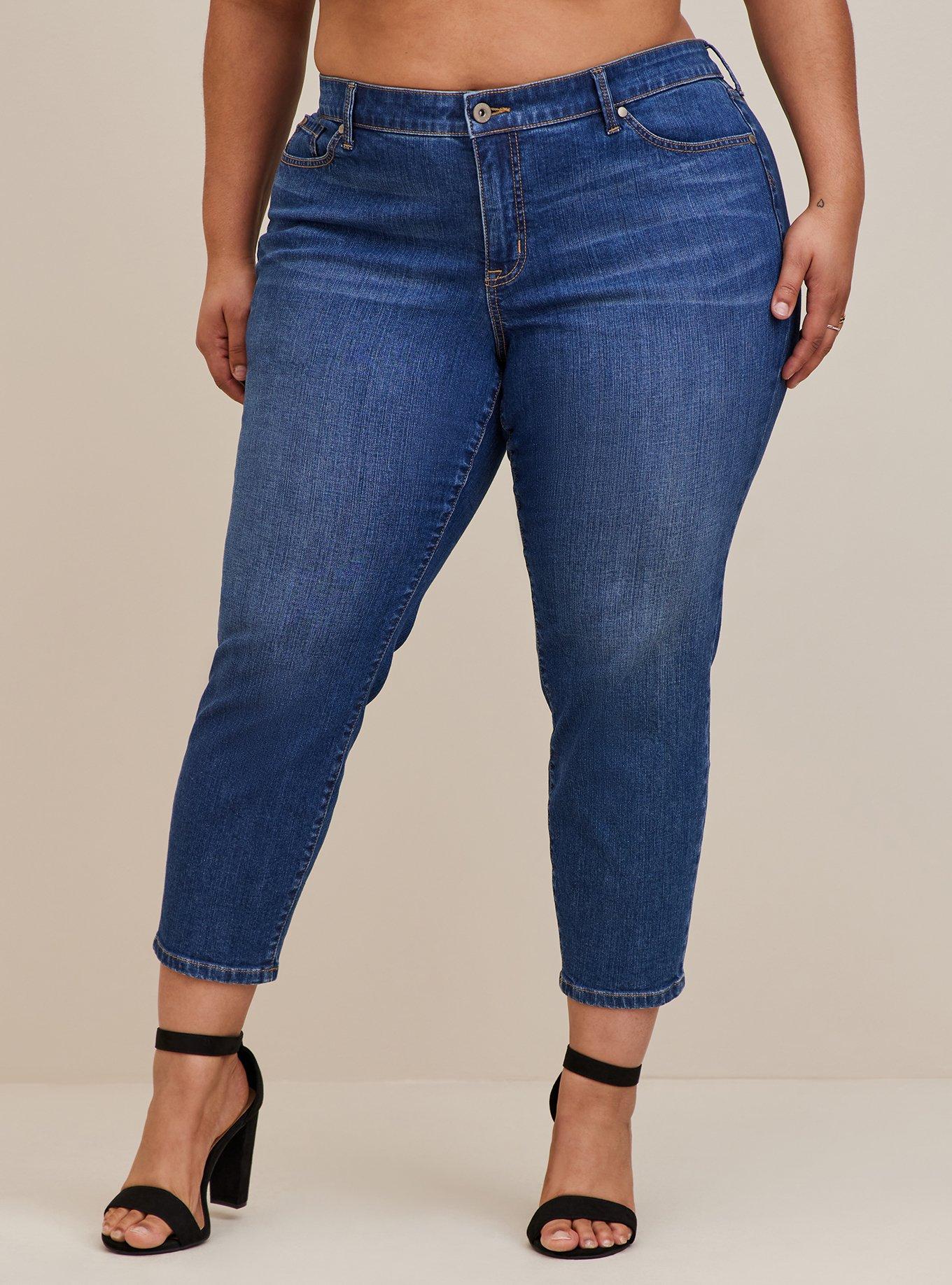 Plus Size - Perfect Skinny Ankle Vintage Stretch Mid-Rise Jean (Regular ...