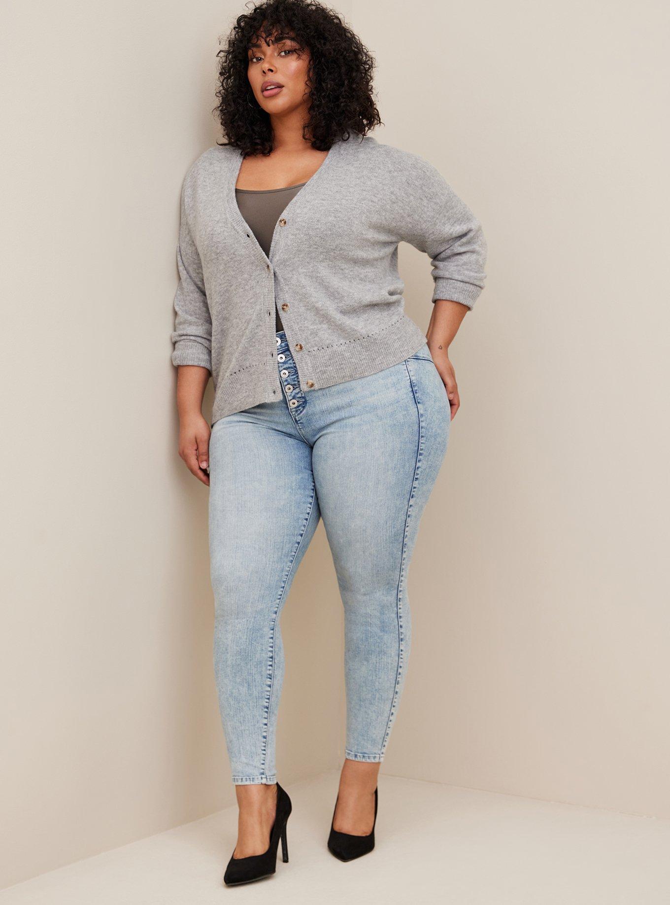 Plus size cashmere on sale cardigan