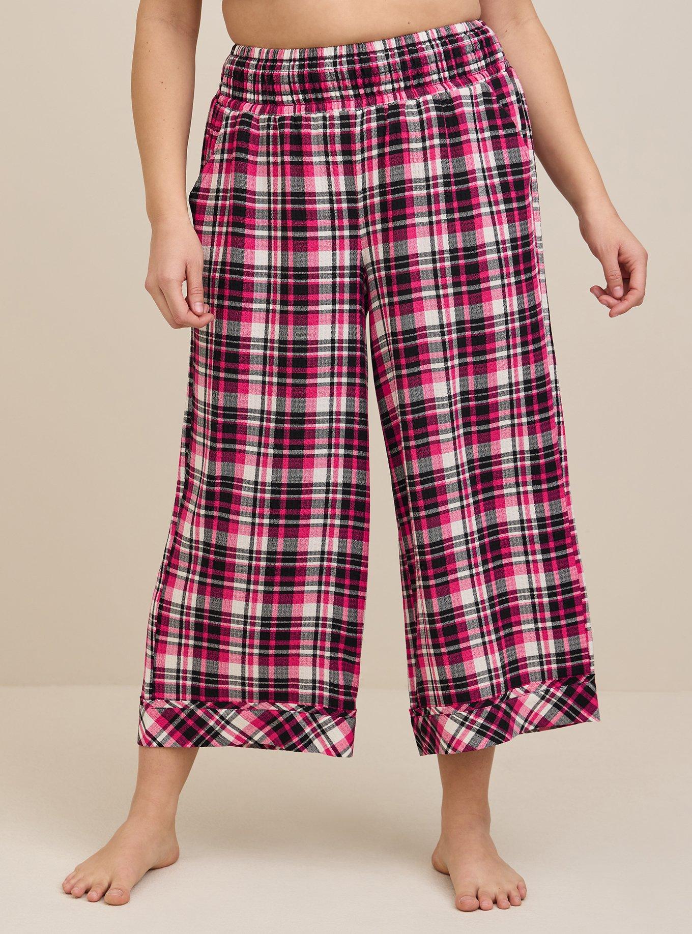 Plus Size Gauze Crop Wide Leg Sleep Pant Torrid