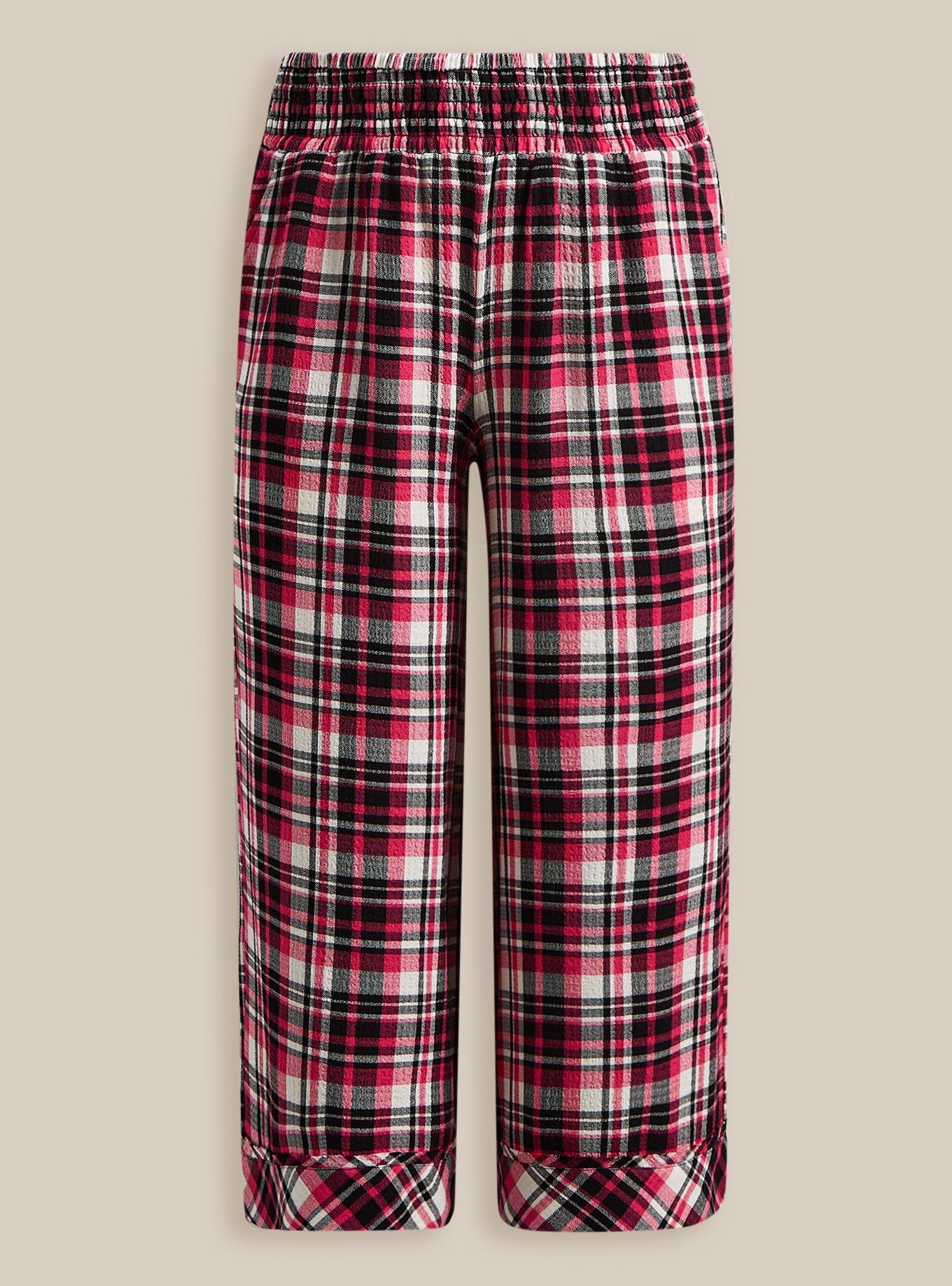 Plus Size Gauze Crop Wide Leg Sleep Pant Torrid