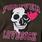 Lovesick Crew Neck Drop Shoulder Skull Varsity Pullover Sweater, TIE DYE, swatch