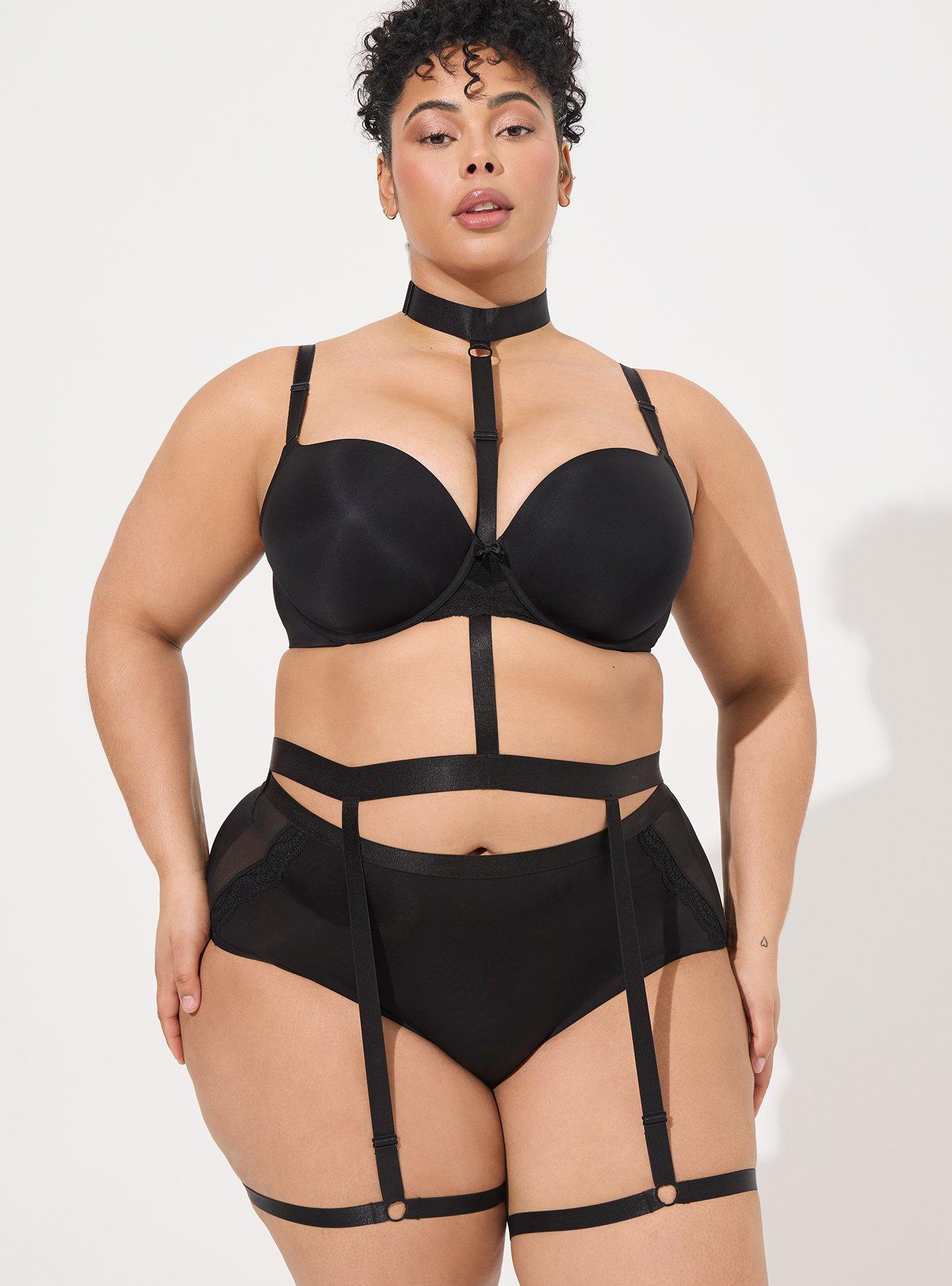 Plus Size - Elastic Body Garter with Adjustable Halter Neck - Torrid