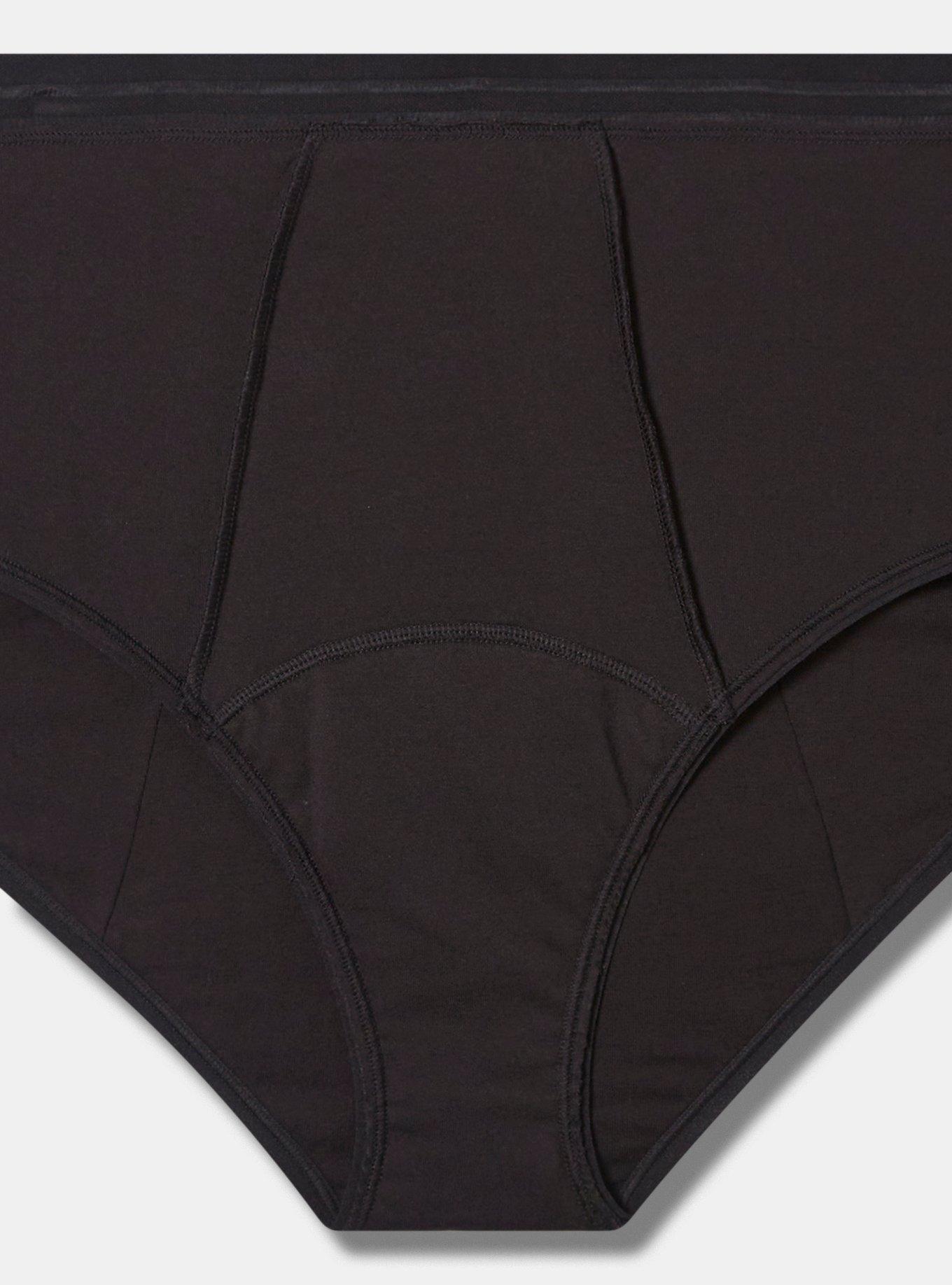 Plus Size Leakproof Cotton Mid Rise Hipster Panty Torrid