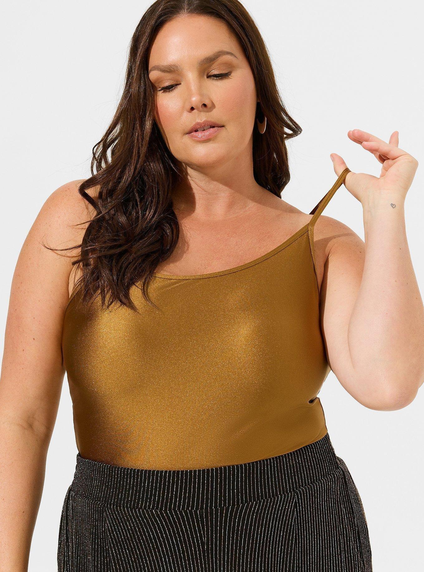 TORRID Knit Scoop Neck Tank Bodysuit