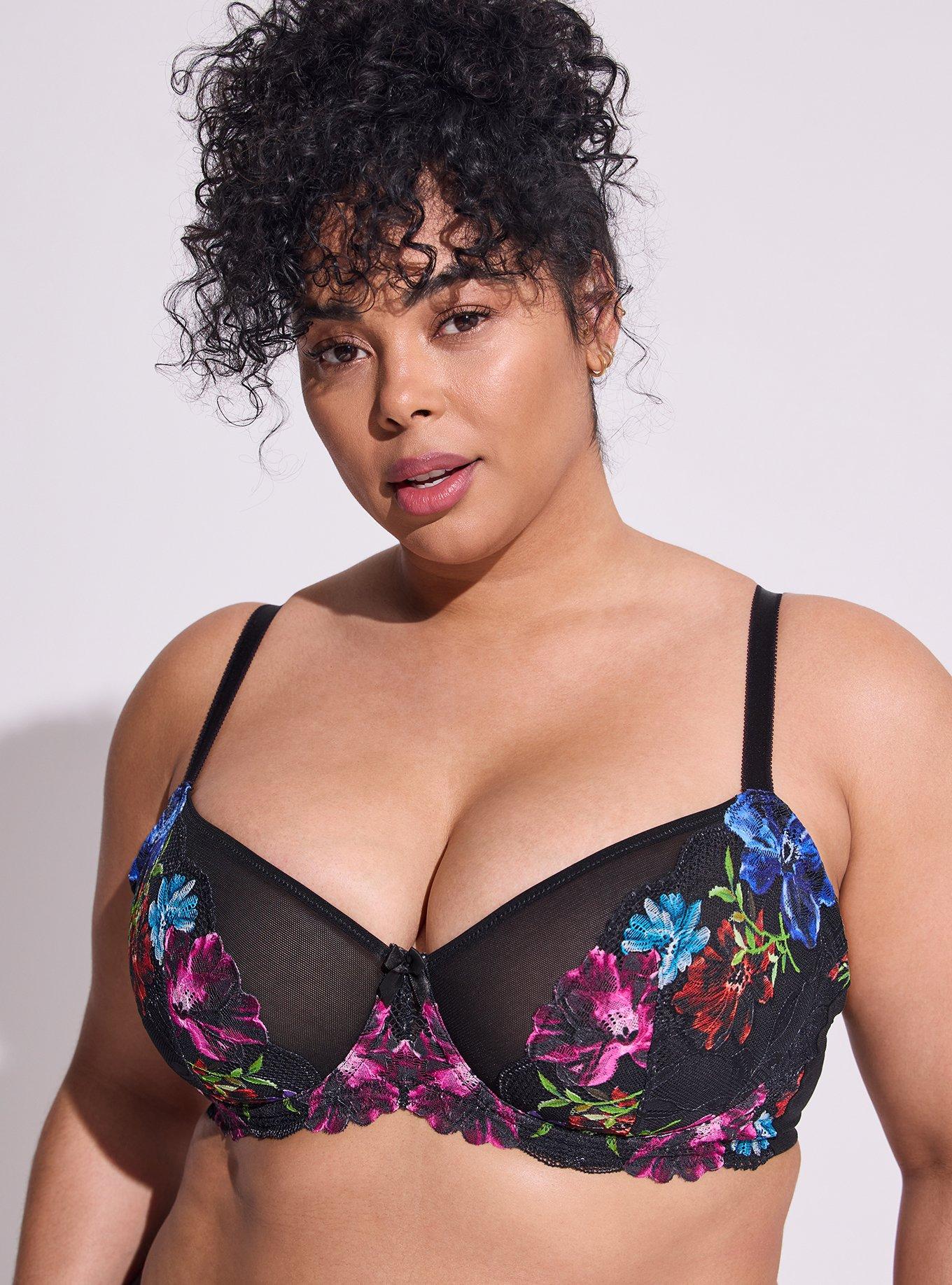 TORRID Full-Coverage Unlined Lace Straight Back Bra