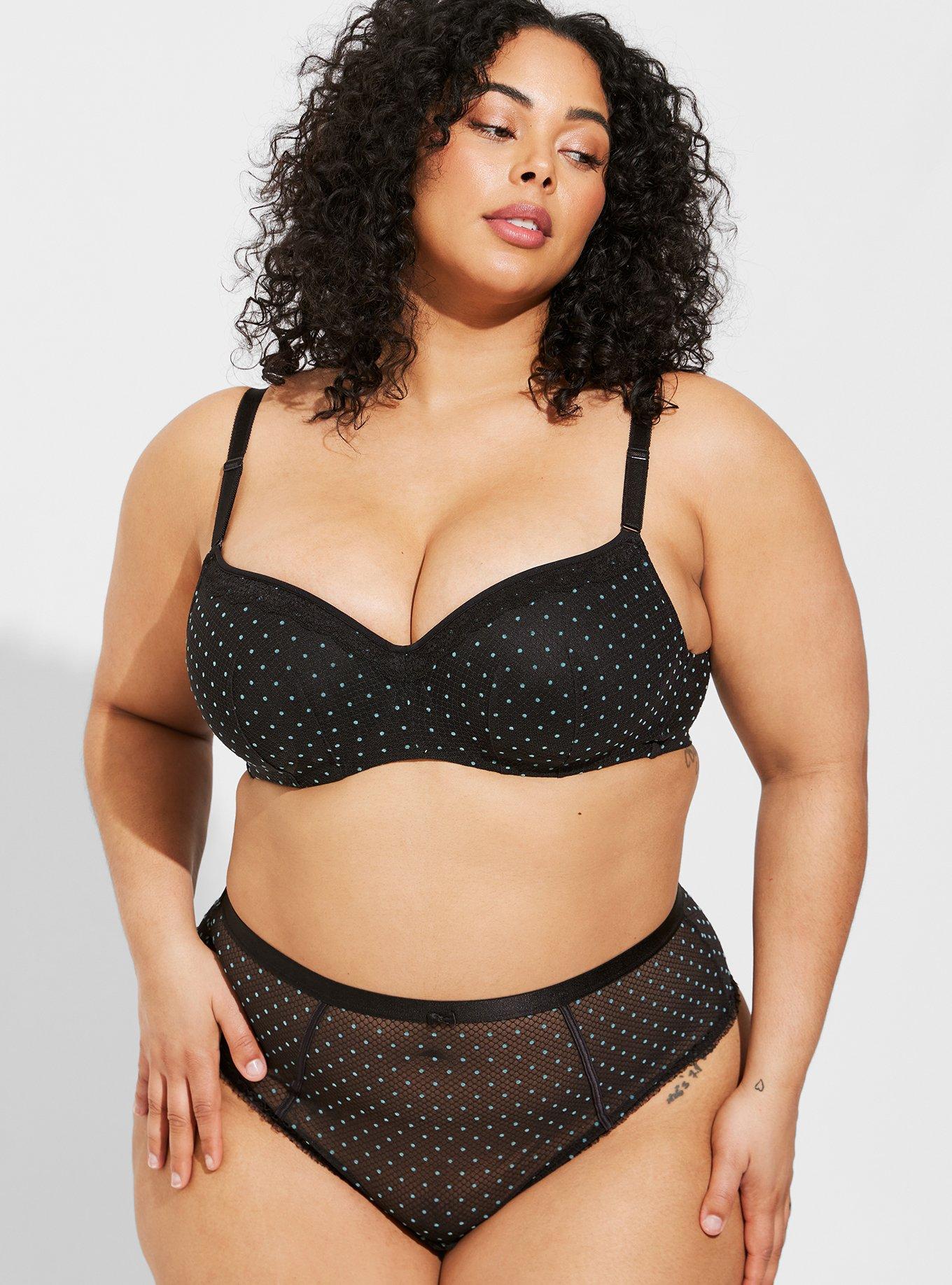 Balconette Lightly Lined Bra, RICH BLACK, alternate