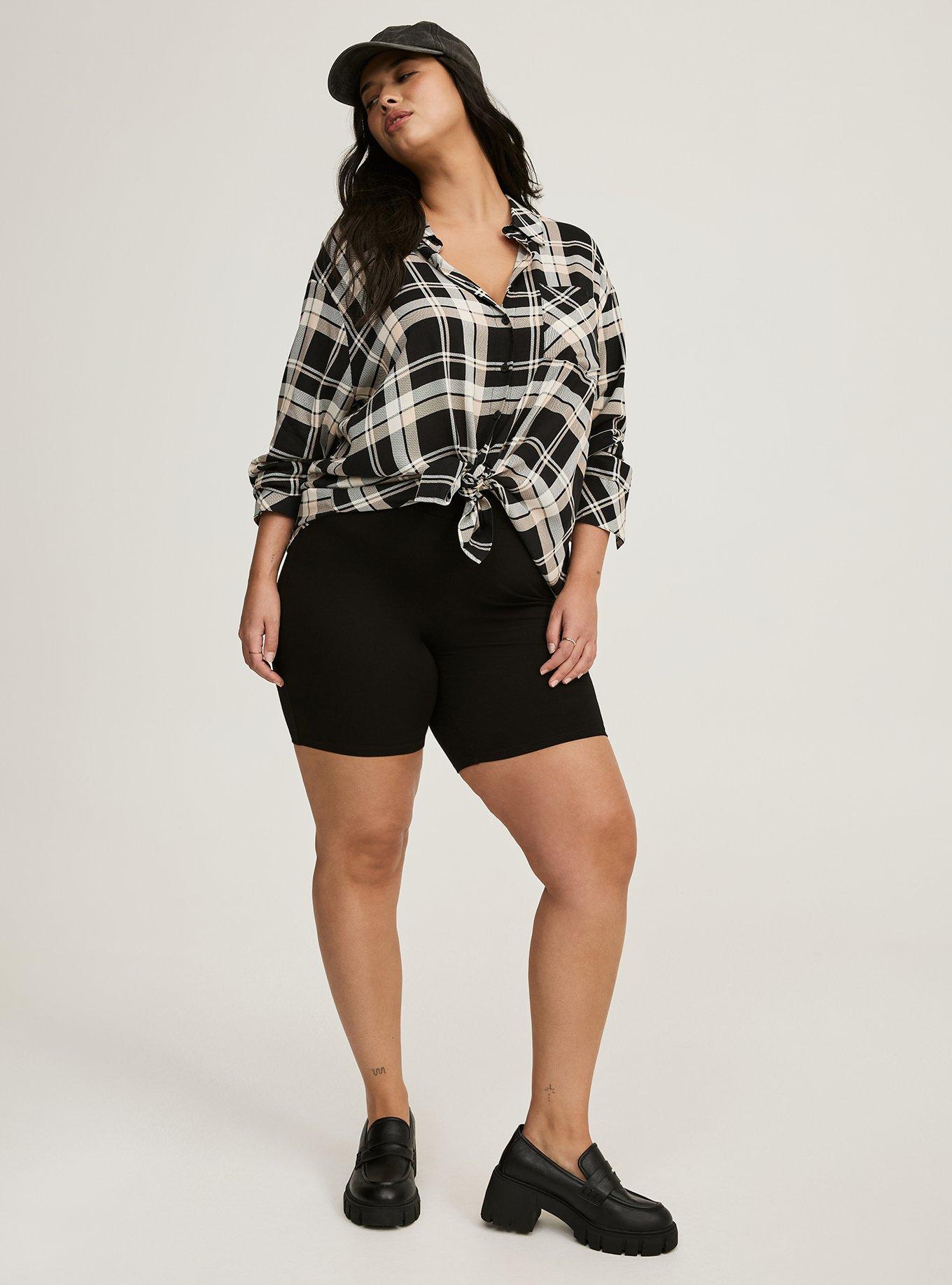 Plus Size - Drop Shoulder Button-front Shirt - Torrid