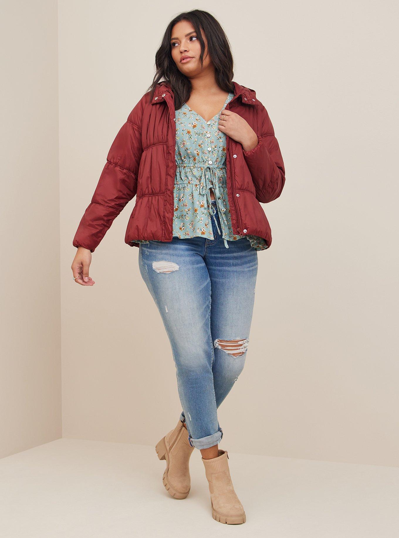 売れ筋商品|||デモクラシー カットソー トップス レディース Petite Printed Flutter-Sleeve Top Wine Berry デモクラシー レディース カットソー トップス Petite Printed