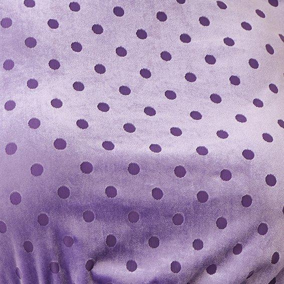 MIdi Burnout Velvet Boatneck Dress, POLKA DOT PURPLE, swatch