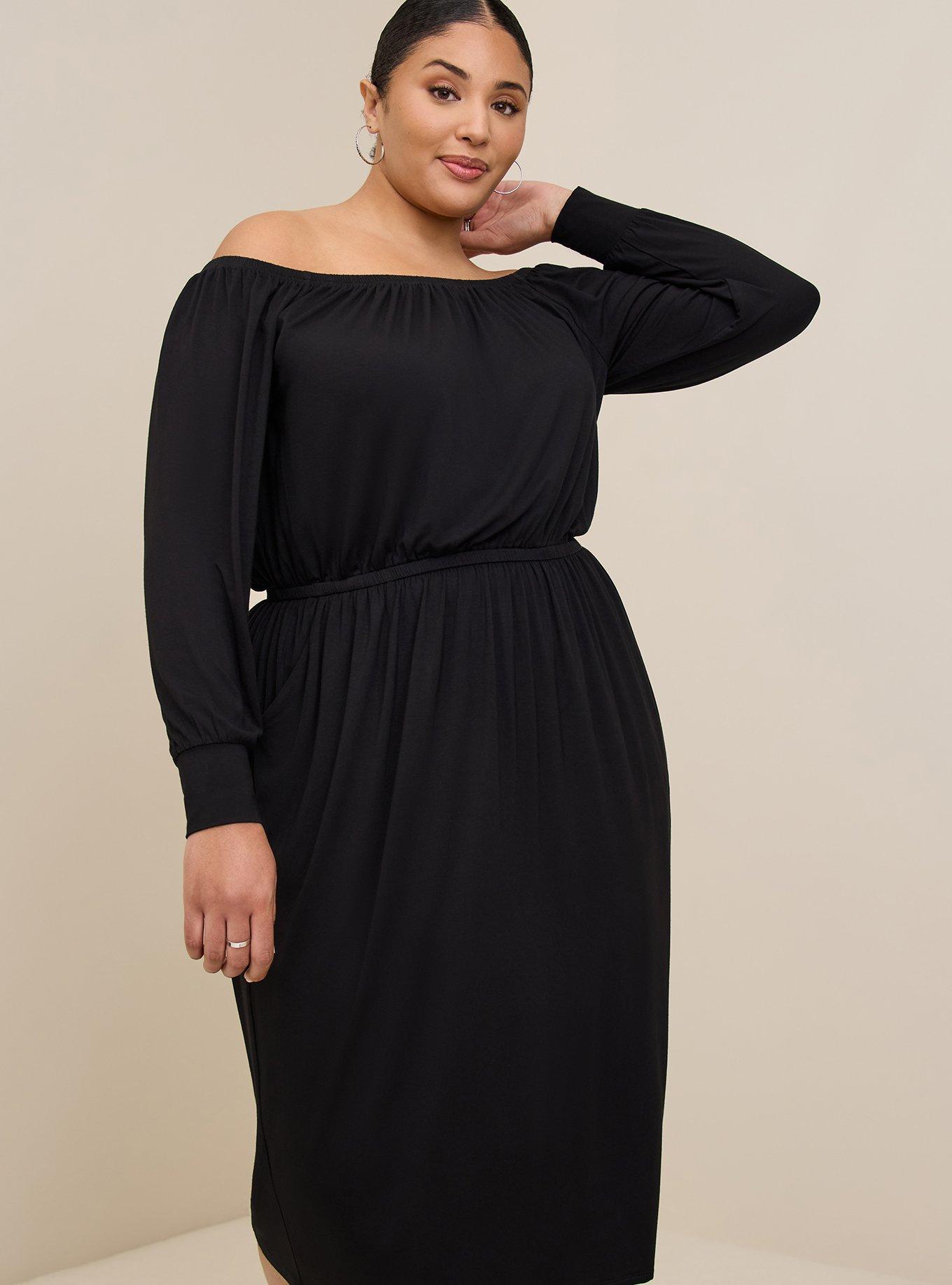 Midi Supersoft Slit Dress