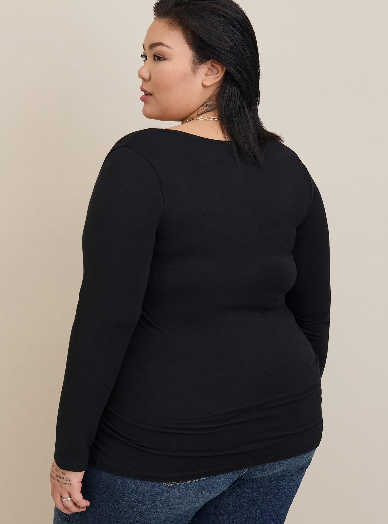 Off the Shoulder Plus Size Bodysuit 