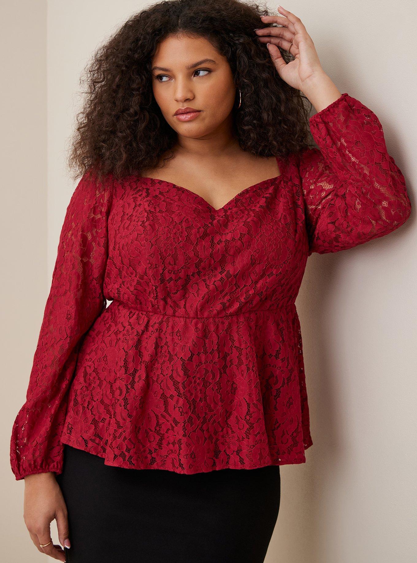 Torrid Solid Black 3/4 Sleeve Top Size 4X Plus (4) (Plus) - 49% off