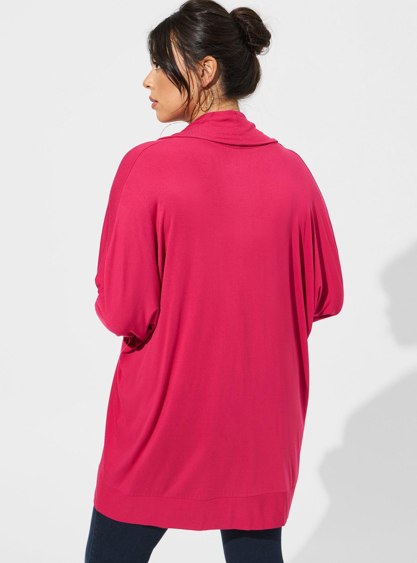 Open Front Dolman Sleeve Cardigan