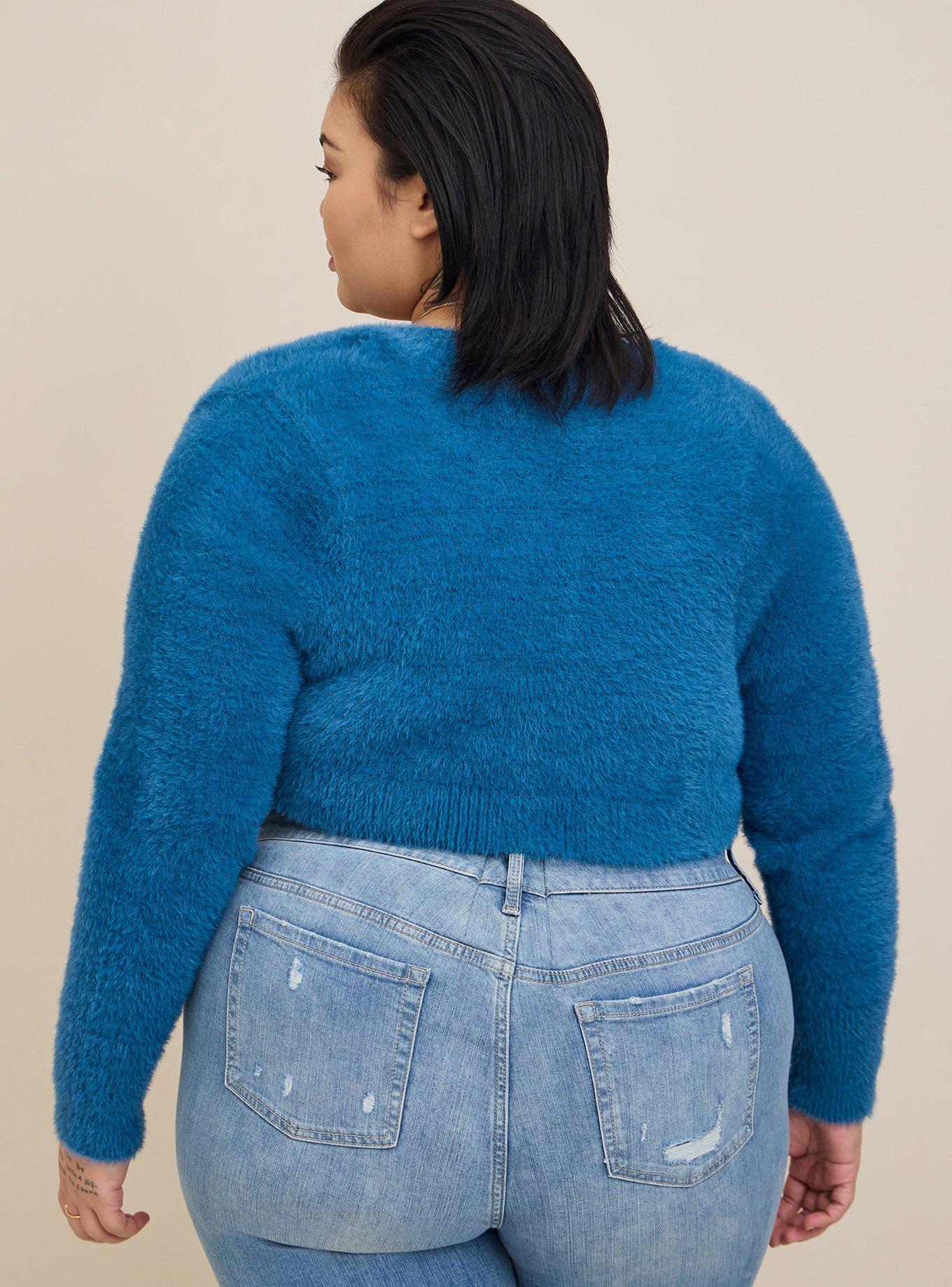 Plus Size - Eyelash Shrug Sweater - Torrid