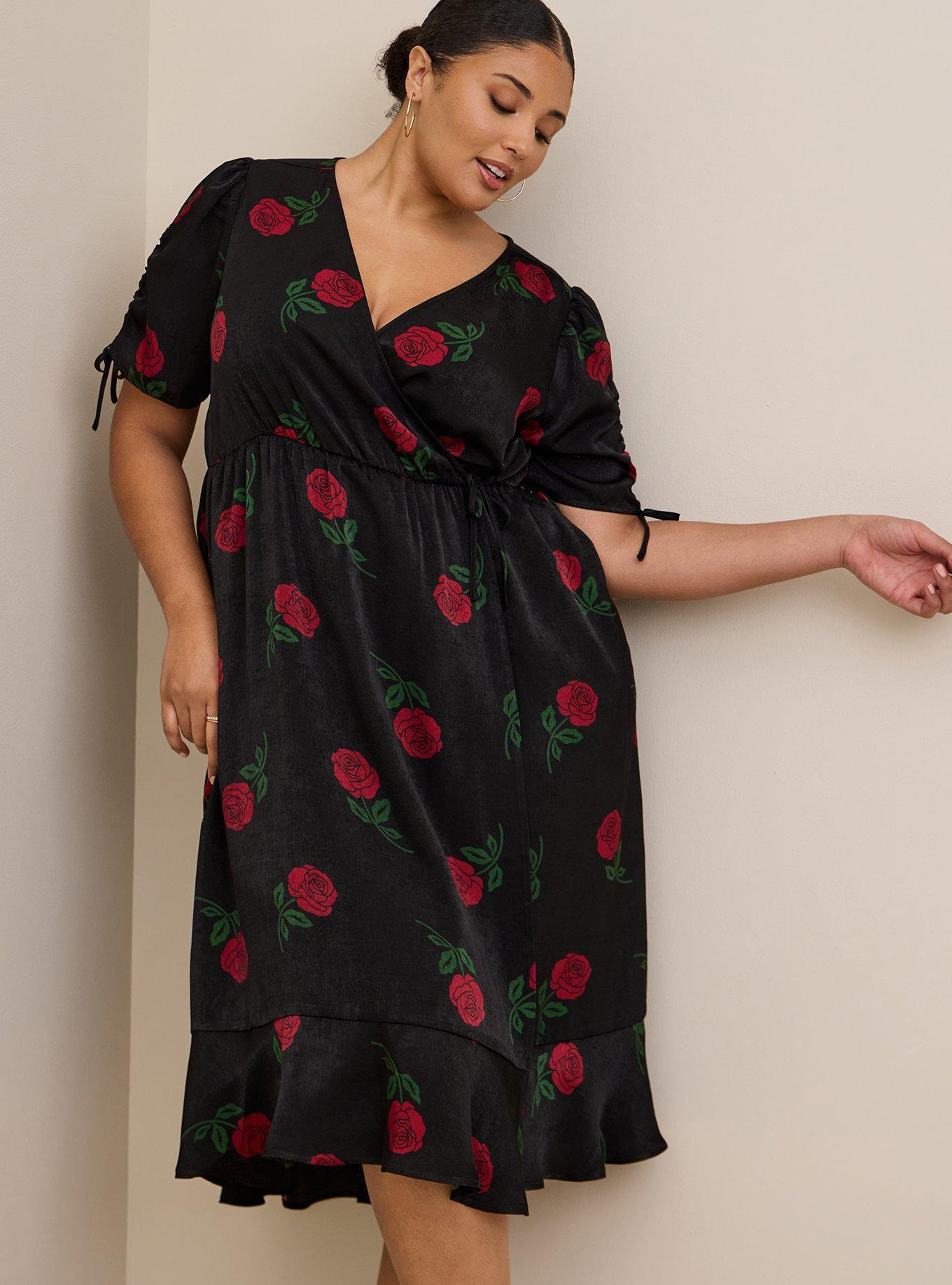 Torrid wrap outlet dress