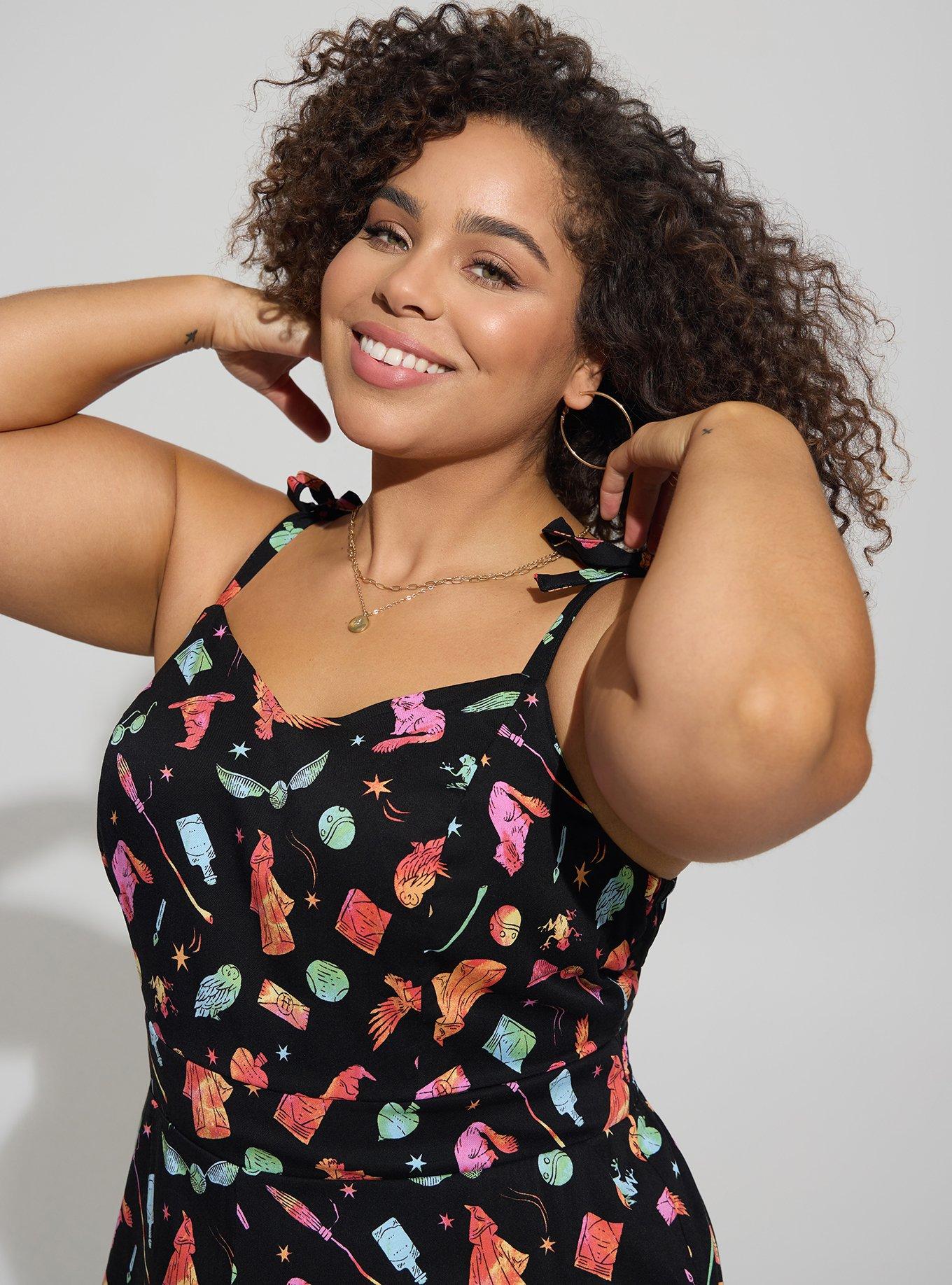 Plus Size - Warner Bros. Harry Potter Stretch Challis Romper - Torrid