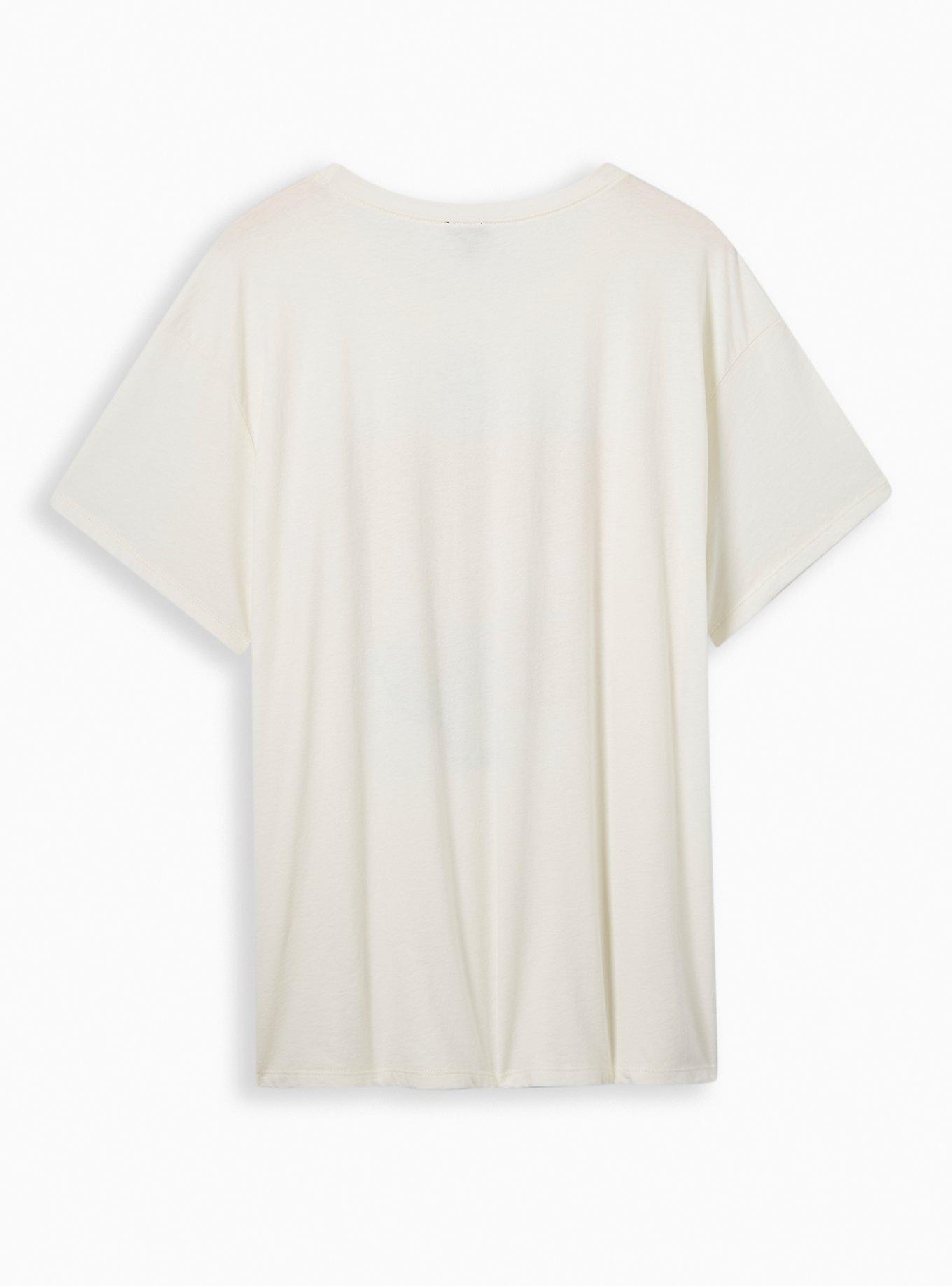 Western Classic Fit Polyester Cotton Jersey Crew Tee, IVORY, alternate