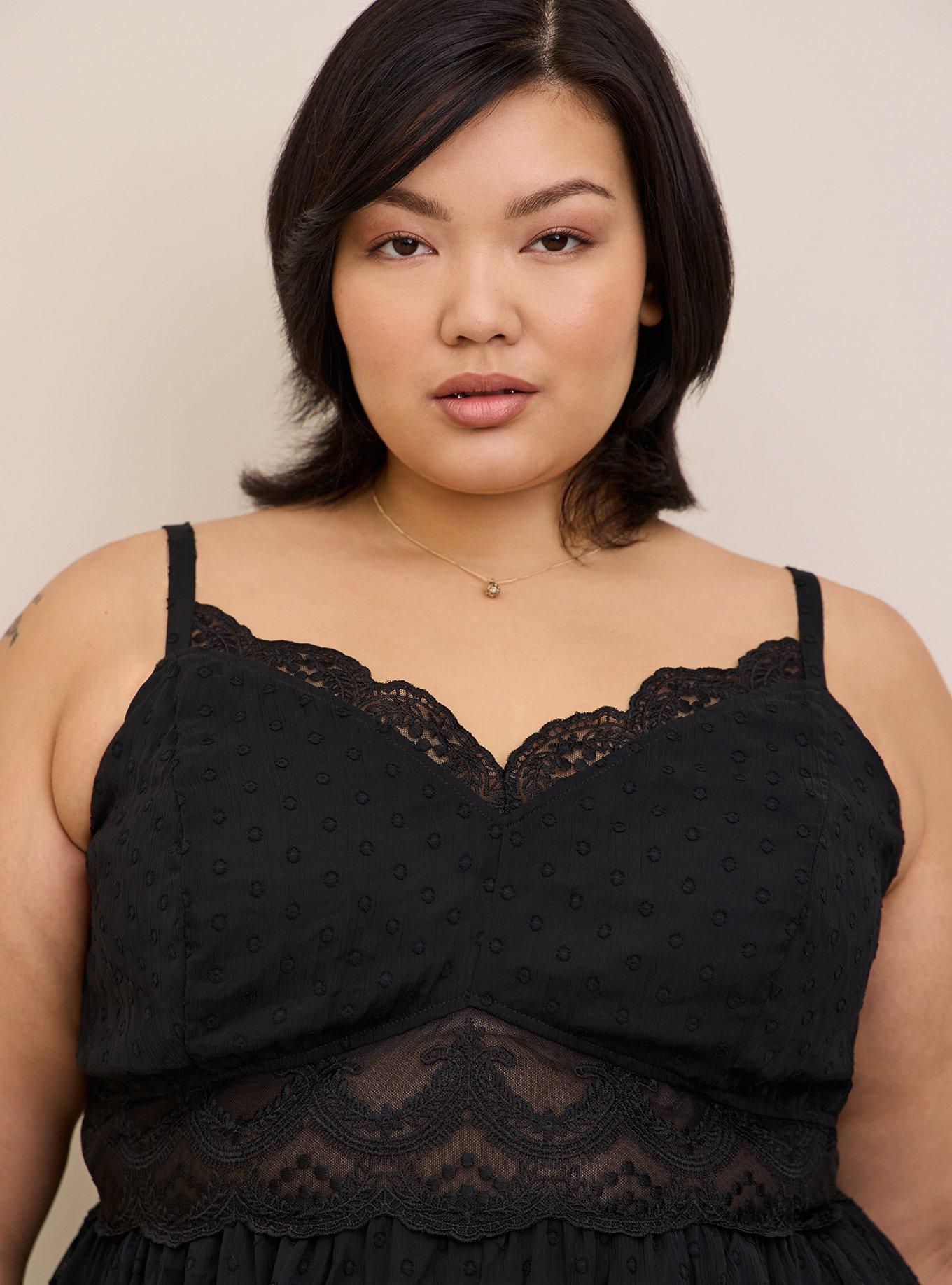 Plus Size - Babydoll Clip Dot Cami - Torrid