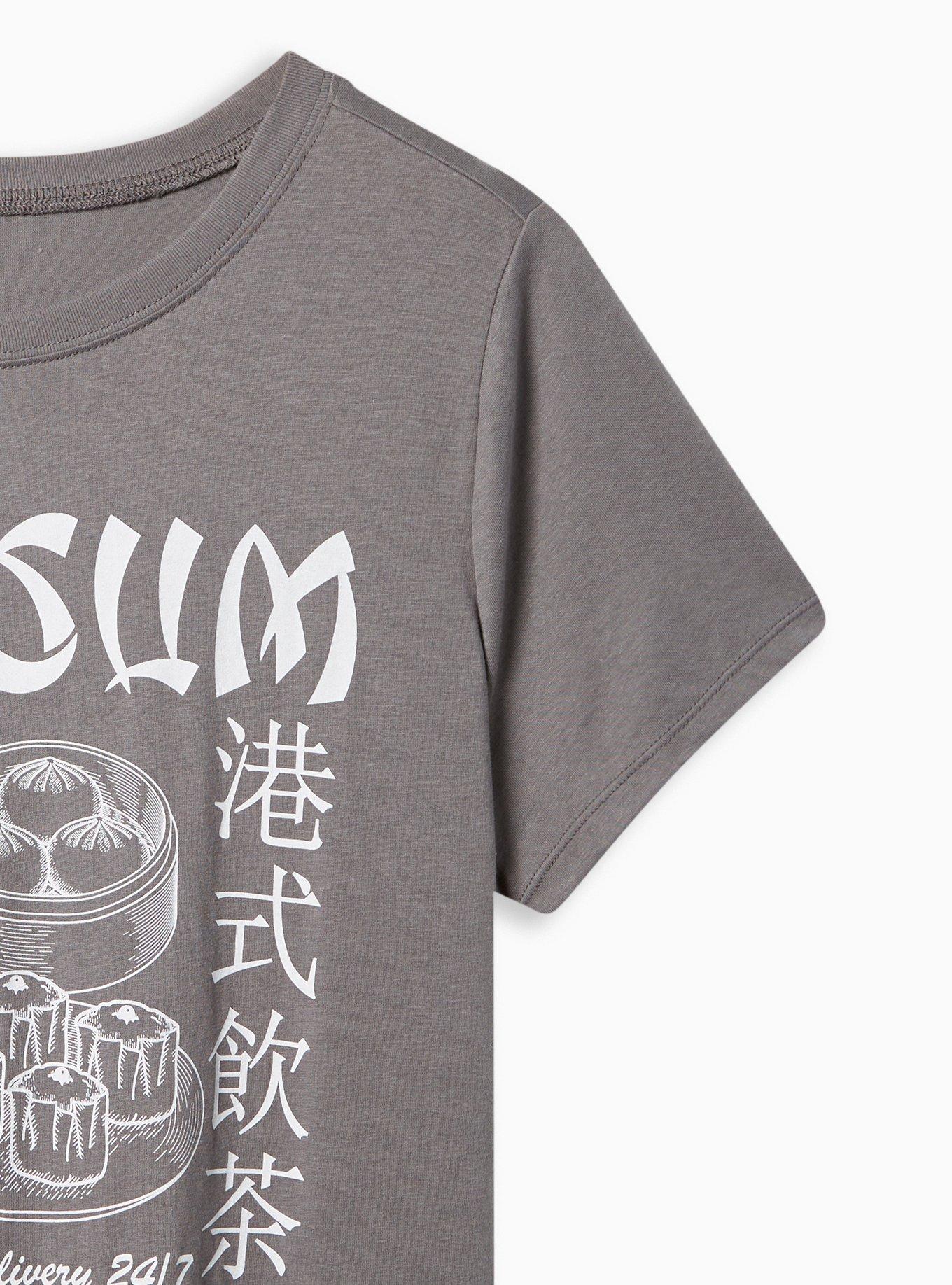 Dim Sum Classic Fit Cotton Polyester Crew Neck Tee