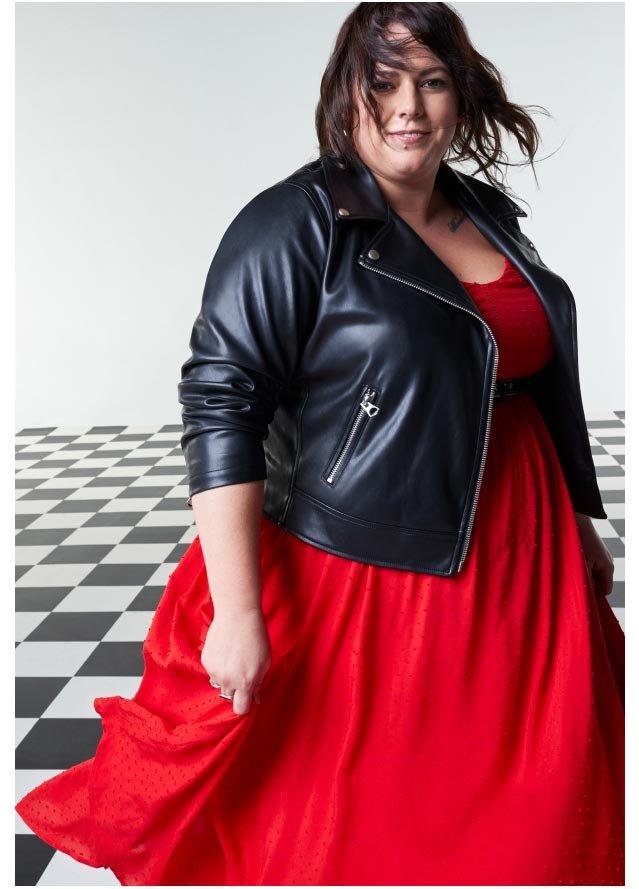 What do you do at Torrid? I am a store manager and every single day i get the opportunity to help customers just became the best versions of themselves. And i just get to spend time with them, helping them find that perfect fit that makes them feel like they can do anything. They can just take on the world. And it's so empowering for everybody. How has your home store been supporting you during this #TeamTorrid experience? My staff are the cutest, just the most supportive, greatest people I could ever meet. And i'm so thankful that they are part of my team. They're holding it down. They're chekcing in, they're sending me text messages.. Everybody's just been like pumping me up. it's dope. Can you tell me how you discovered Torrid? One of my good friends works for the company at my partner sotre at West Edmonton mall location. And she was like, come in and get some really cute thigs for your holidy. You're going to look great. And then I went in, had a huge shopping spree, was treated like an absolute queen and then I fell in love. And when the opportunity came up for me to take the leap of faith and start a new career, I never looked back. And i'm still thankful for these last three years. What's something fun you do when you're not working? I collect pokemon cards with my husband LOL. Started during COVID while I was recovering from an injury now it's our thing. What advice would you give to someone who's learnign to love their body? Dive into what fits your body and understand that bodies are just bodies. It doesn't matter what you look like. It's how you feel. So if you feel greate, you're going to do great things.