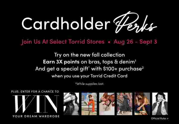 Torrid Credit Card Perks