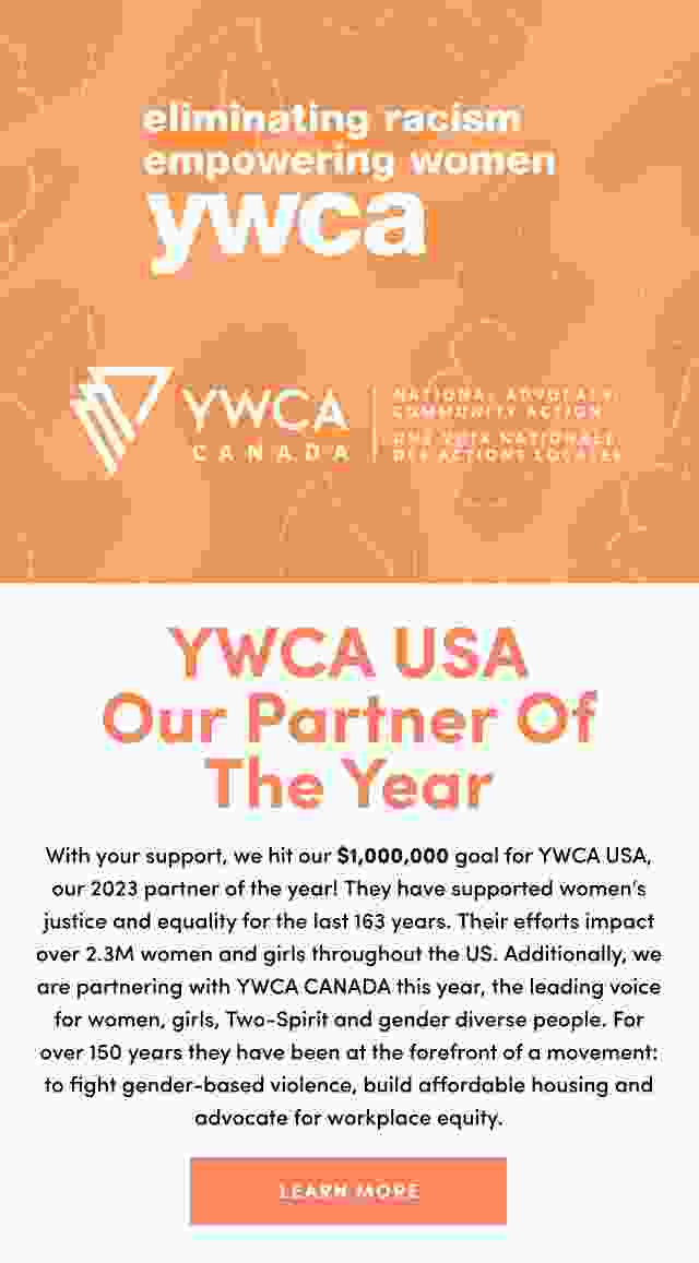 YWCA our partner of the year