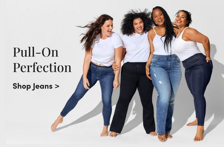 Terra & Sky Women's Plus Size Raw Edge Flare Jeans, 31” Inseam 