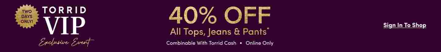 Banner promoting 'Triple Point Tuesdays' with the text 'Earn 3x Points' and '3 Points For Every $1 Spent When You Use Your Torrid Credit Card. Valid 10/8. Must Be Enrolled In The Torrid Rewards Program.' Includes a call-to-action 'Learn More >