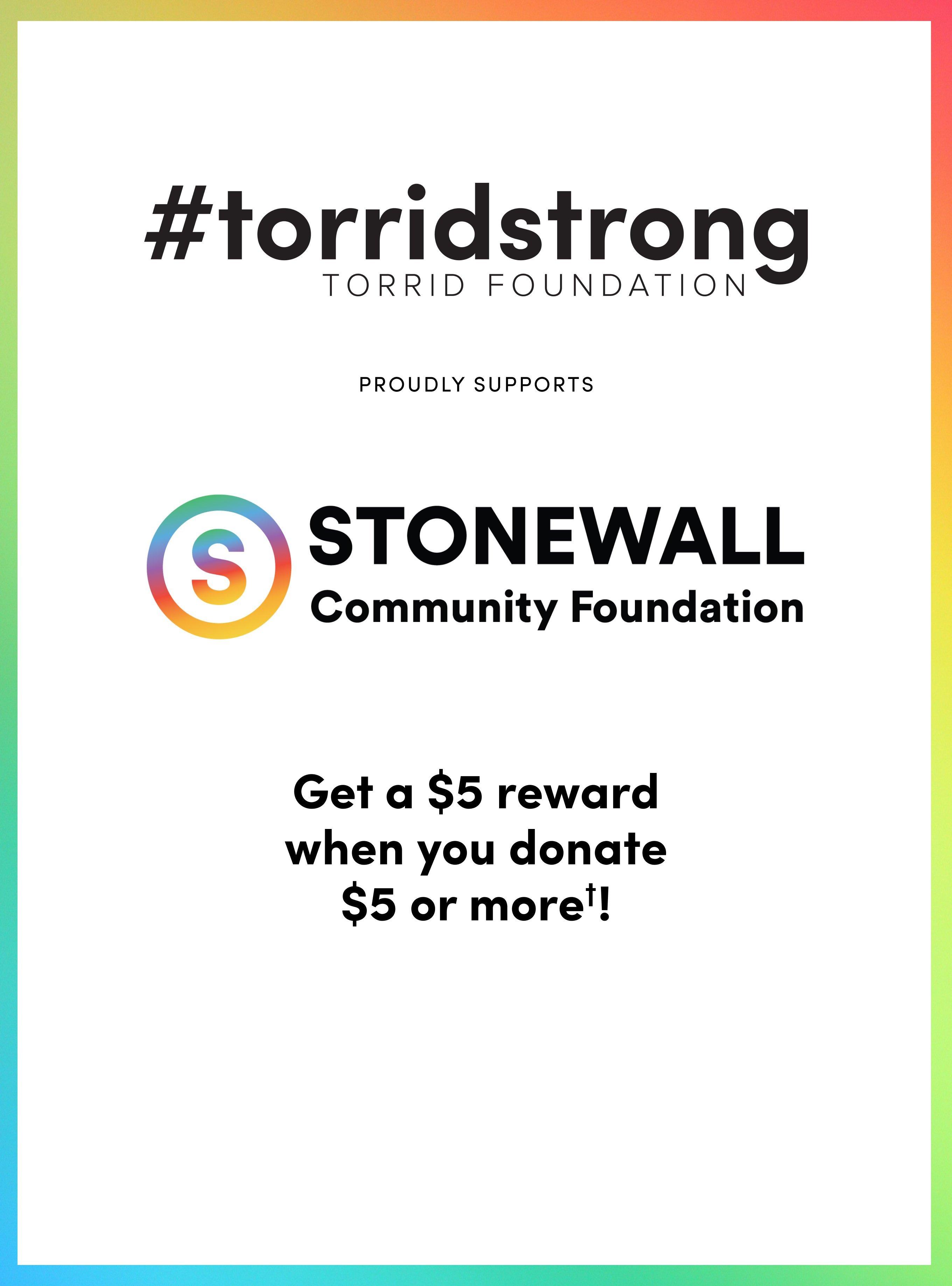 TORRID FOUNDATION DONATION, , hi-res