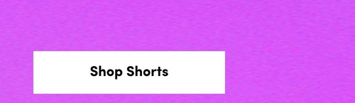 A purple gradient background with a white rectangular button centered in the lower portion. The button contains bold black text reading 'Shop Shorts'.