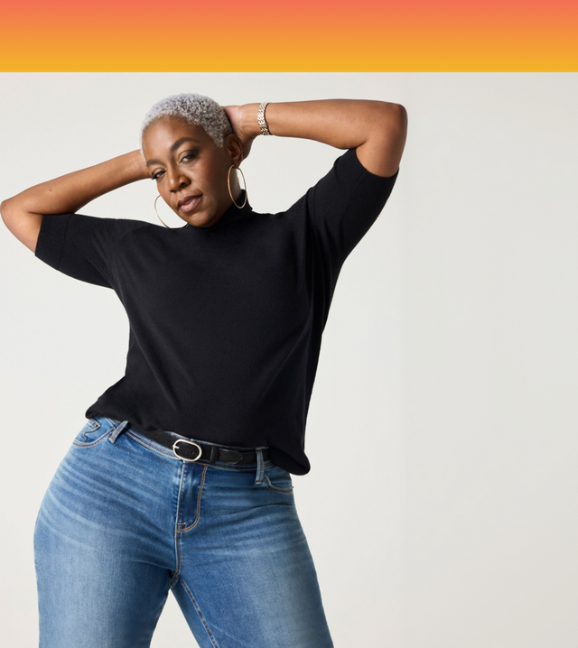 Tish, Torrid Casting Call 2025 Winner from Nashville, Tennessee, wearing a stylish outfit.