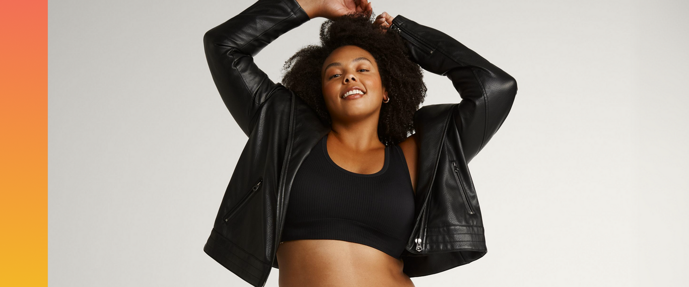 Essence, Torrid Casting Call 2024 Winner from Jacksonville, Florida, wearing a stylish outfit.