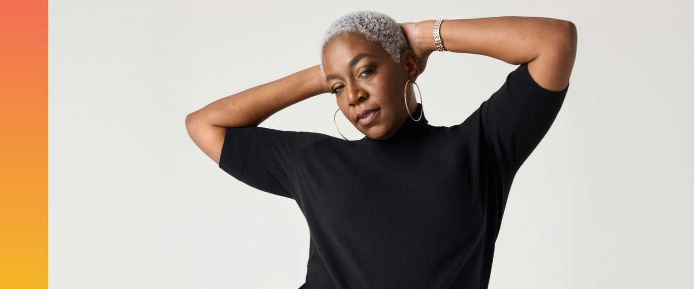 Tish, Torrid Casting Call 2025 Winner from Nashville, Tennessee, wearing a stylish outfit.